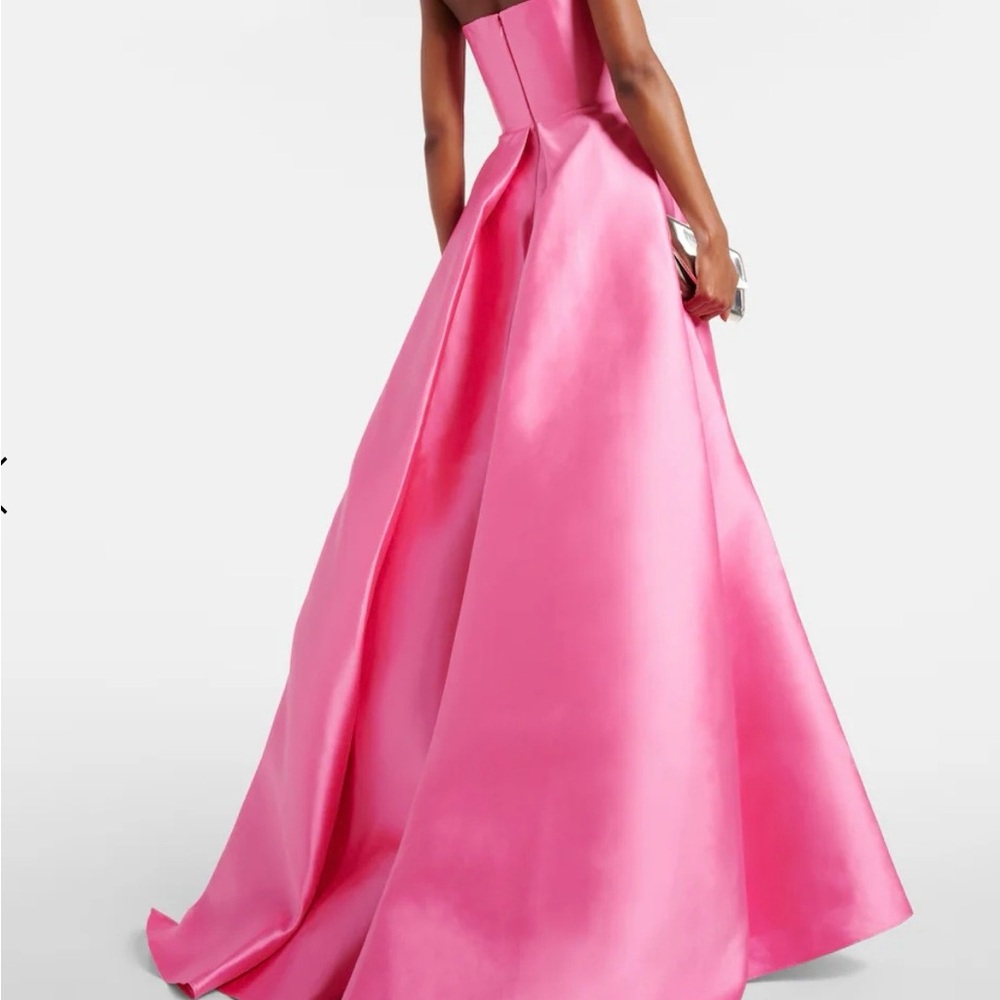 Solace London Strapless Fuchsia Dress - Picture 3 of 7